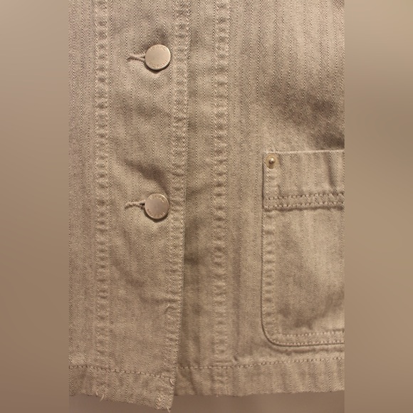 Isaac Mizrahi Grey Denim Jacket in size S - Picture 14 of 16